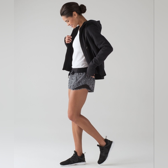 lululemon athletica Pants - Lululemon Hotty Hot Short - black white